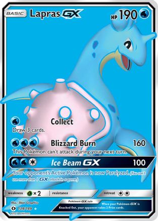 [PKM] Lapras GX (139/149) [Sun & Moon: Base Set]
