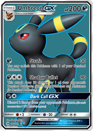 [PKM-R] Umbreon GX (142/149) [Sun & Moon: Base Set]