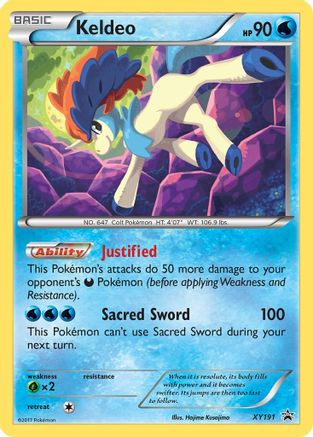 [PKM] Keldeo (XY191) [XY: Black Star Promos]