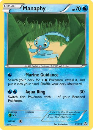 [PKM-R] Manaphy (XY190) [XY: Black Star Promos]