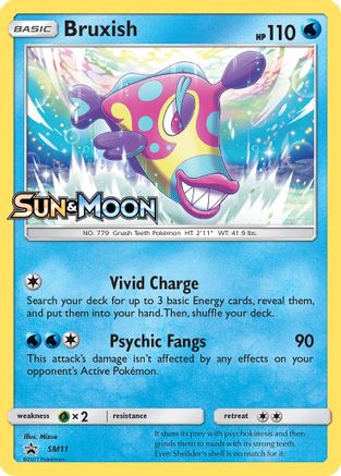 [PKM] Bruxish (SM11) [Sun & Moon: Black Star Promos]