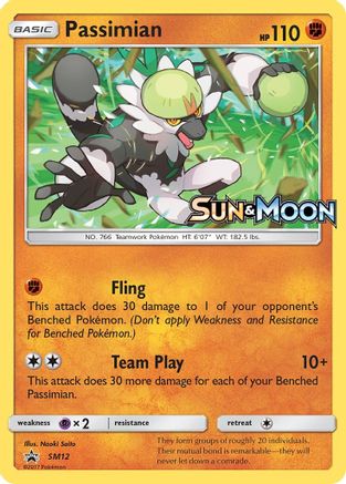 [PKM] Passimian (SM12) [Sun & Moon: Black Star Promos]