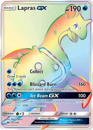 [PKM] Lapras GX (151/149) [Sun & Moon: Base Set]