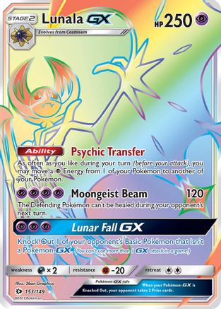 [PKM] Lunala GX (153/149) [Sun & Moon: Base Set]