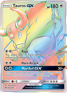 [PKM-R] Tauros GX (156/149) [Sun & Moon: Base Set]