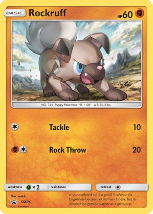 [PKM] Rockruff (SM06) [Sun & Moon: Black Star Promos]