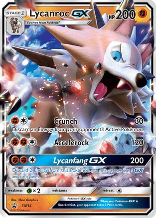[PKM] Lycanroc GX (SM14) [Sun & Moon: Black Star Promos]