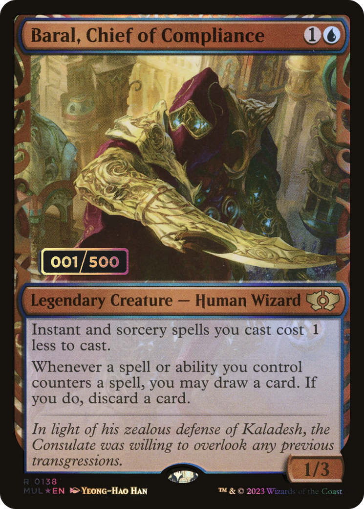 {R} Baral, Chief of Compliance (Serialized) [Multiverse Legends][SR MUL 138]