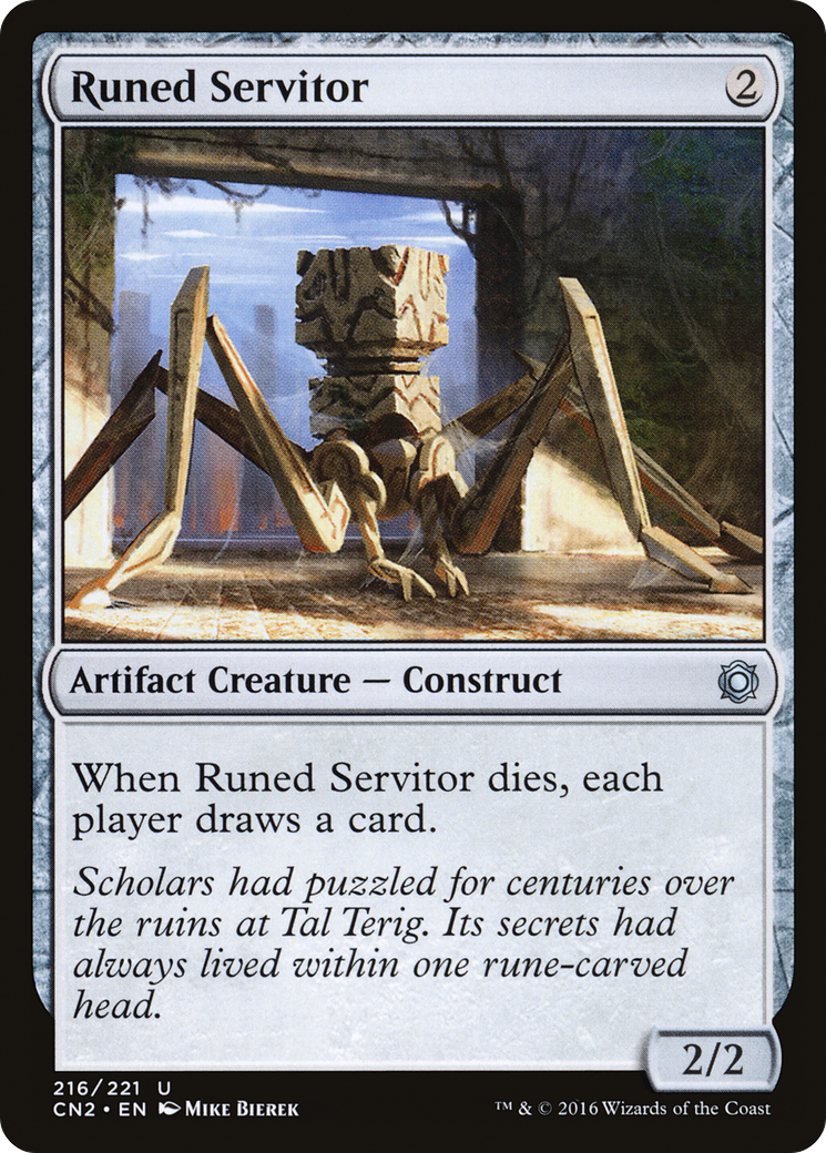 {C} Runed Servitor [Conspiracy: Take the Crown][CN2 216] - Misty Mountain Games