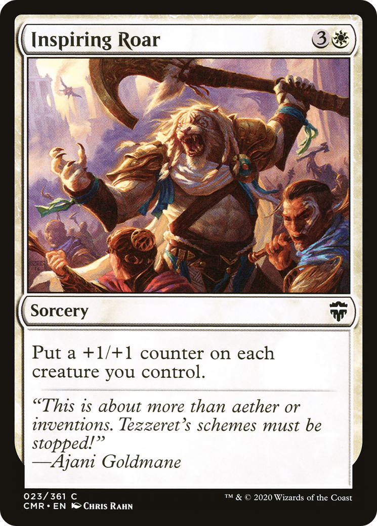 {C} Inspiring Roar [Commander Legends][CMR 023]