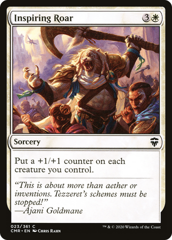 {C} Inspiring Roar [Commander Legends][CMR 023]