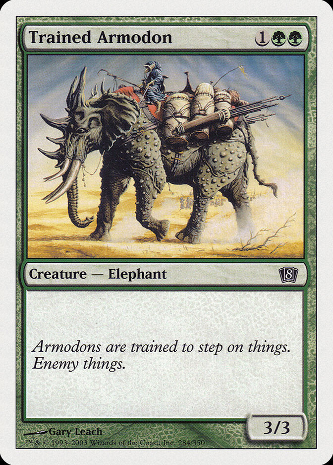 {C} Trained Armodon [Eighth Edition][8ED 284]