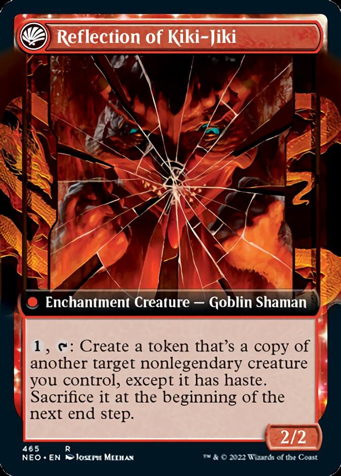{R} Fable of the Mirror-Breaker // Reflection of Kiki-Jiki (Extended Art) [Kamigawa: Neon Dynasty][NEO 465]