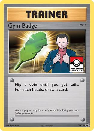 [TR] Gym Badge (XY210) (Giovanni) [XY: Black Star Promos]