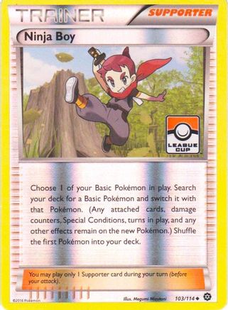 [PKM] Ninja Boy (103/114) (League Promo) [XY: Steam Siege]
