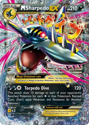 [PKM] M Sharpedo EX (XY200) [XY: Black Star Promos]