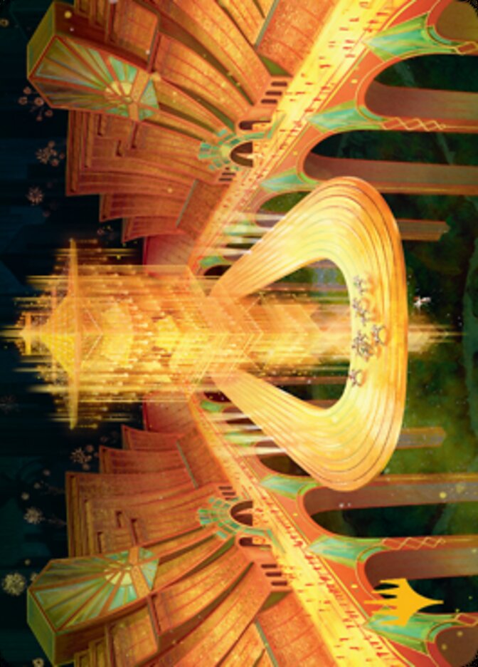 {A} Racers' Ring Art Card (Gold-Stamped Signature) [Streets of New Capenna Art Series][GS ASNC 080]