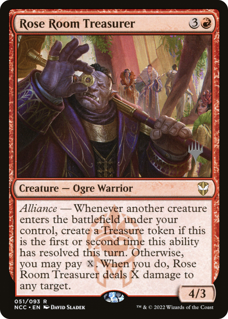 {R} Rose Room Treasurer (Promo Pack) [Streets of New Capenna Commander Promos][PP NCC 051]