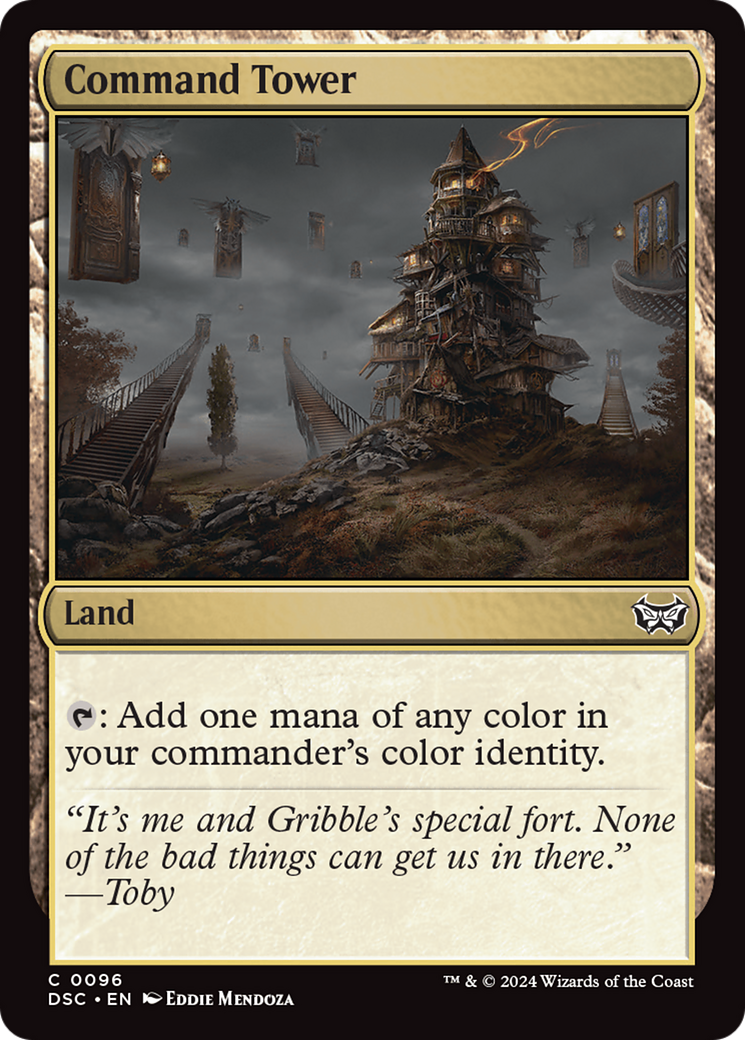 {C} Command Tower [Duskmourn: House of Horror Commander][DSC 096]