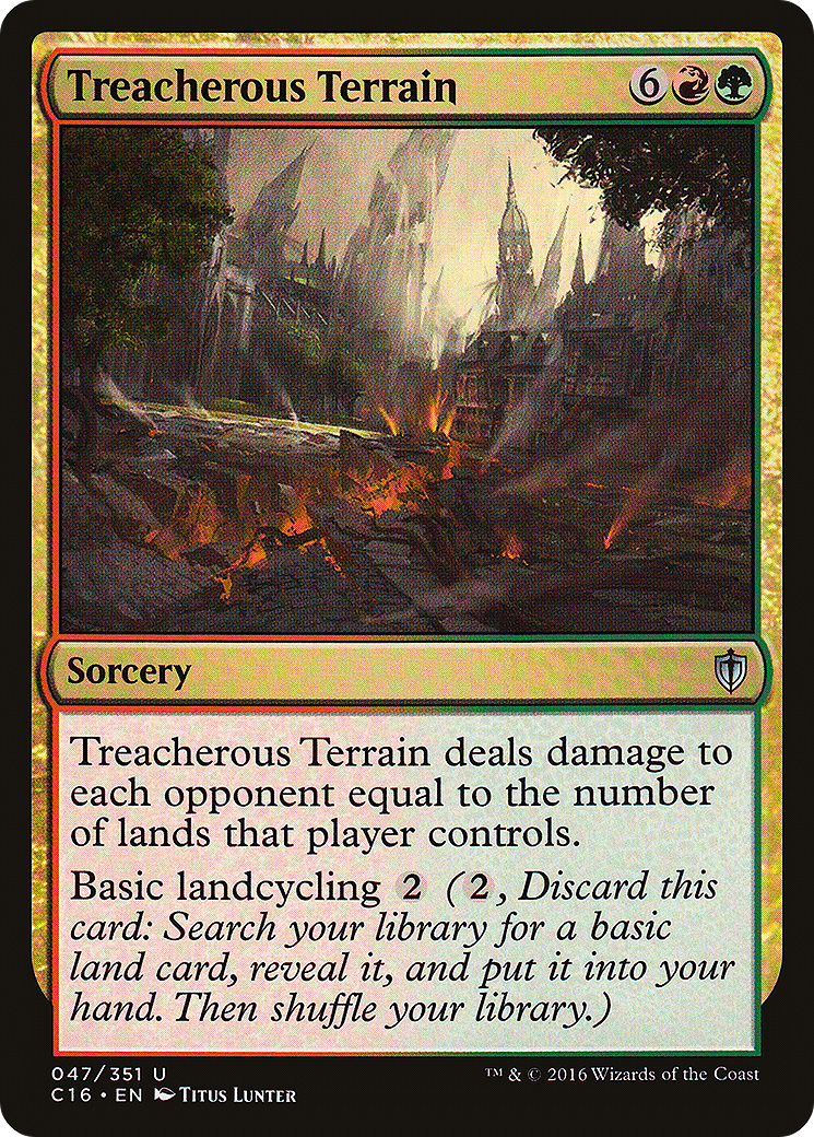 {C} Treacherous Terrain [Commander 2016][C16 047] - Misty Mountain Games