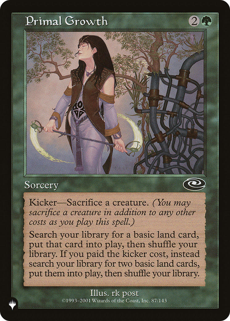 Primal Growth [LIST 87/143]