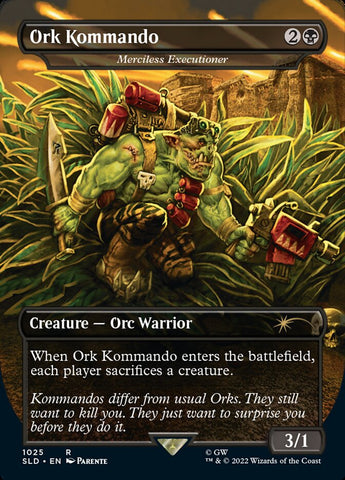{R} Ork Kommando - Merciless Executioner (Borderless) [Secret Lair Drop Series][SLD 1025]