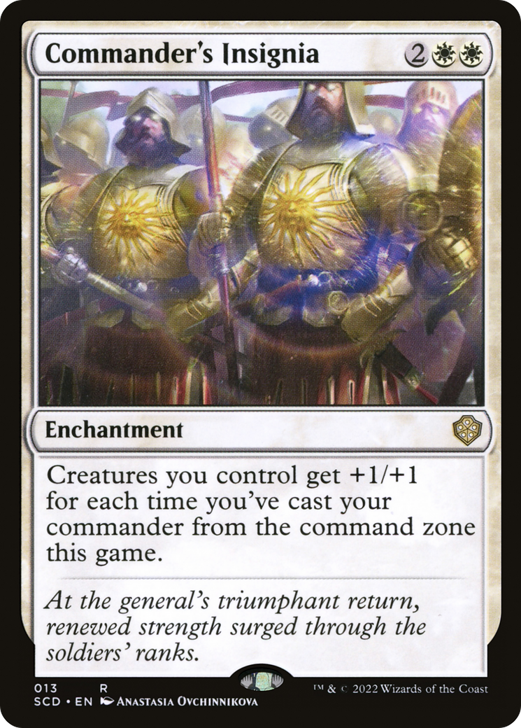 {R} Commander's Insignia [Starter Commander Decks][SCD 013]