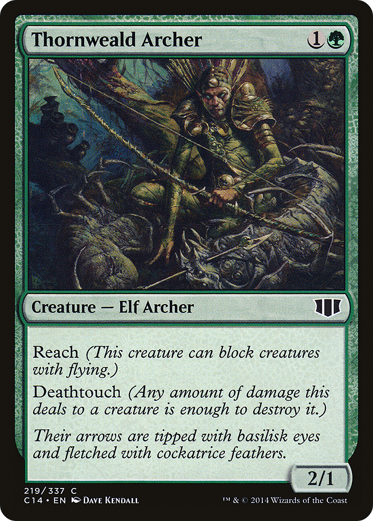 {C} Thornweald Archer [Commander 2014][C14 219] - Misty Mountain Games