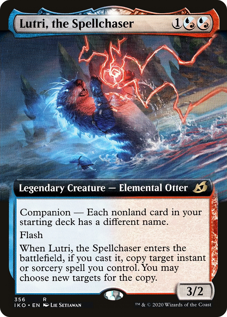 {R} Lutri, the Spellchaser (Extended Art) [Ikoria: Lair of Behemoths][IKO 356]
