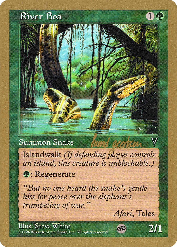 {C} River Boa (Svend Geertsen) (SB) [World Championship Decks 1997][GB WC97 SG118SB]