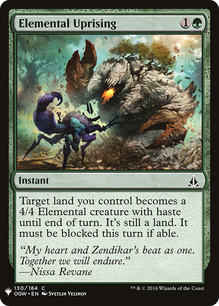 {C} Elemental Uprising [Mystery Booster][LS OGW 130]