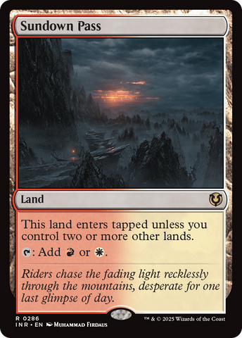 {R} Sundown Pass [Innistrad Remastered][INR 286]