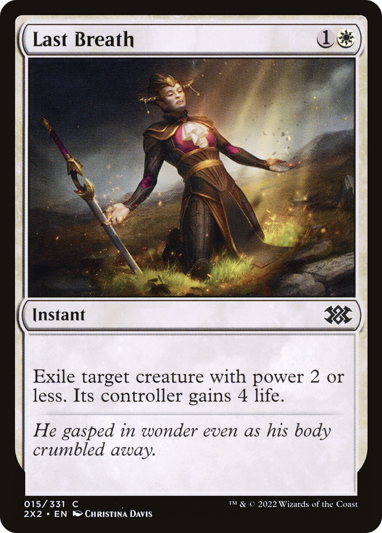 {C} Last Breath [Double Masters 2022][2X2 015]