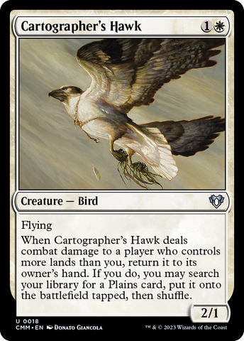 {C} Cartographer's Hawk [Commander Masters][CMM 018]