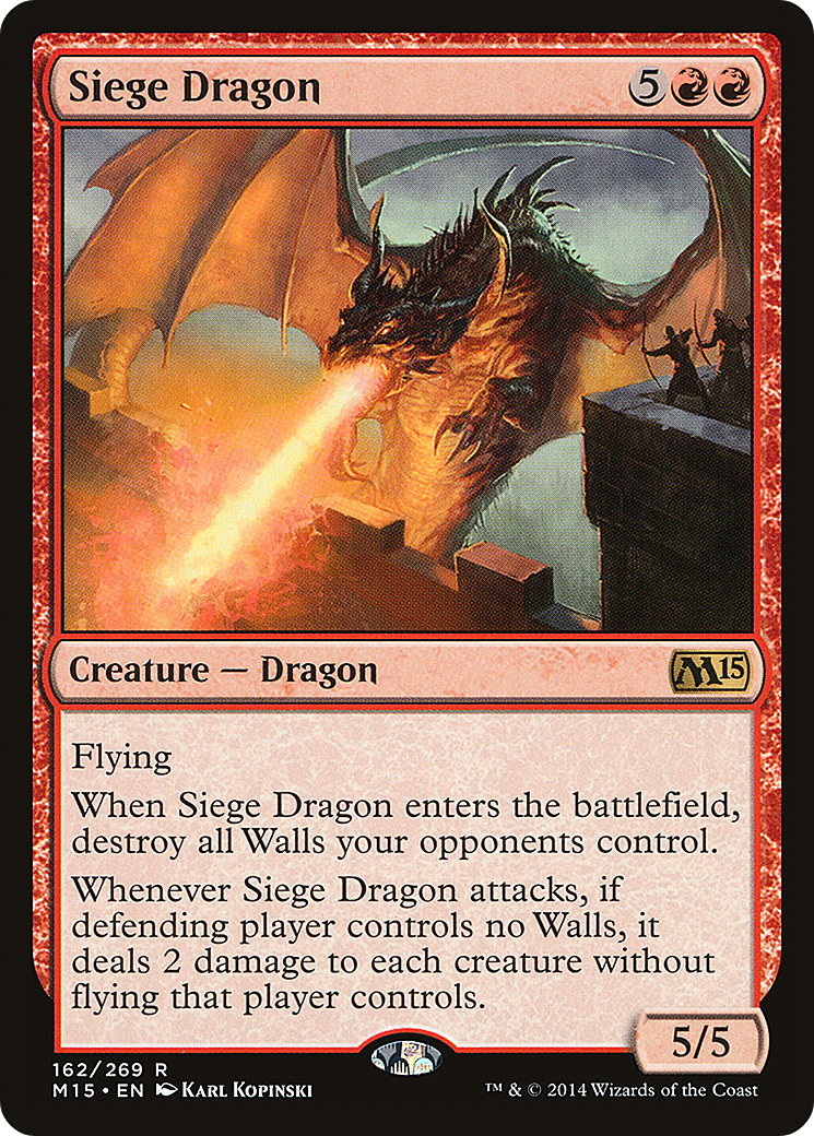 {R} Siege Dragon [Magic 2015][M15 162] - Misty Mountain Games