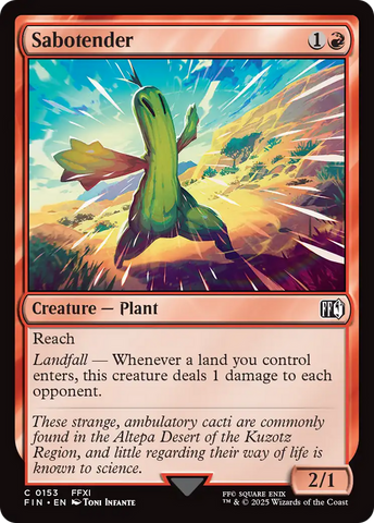 {@C} Sabotender [FINAL FANTASY][FIN 153]