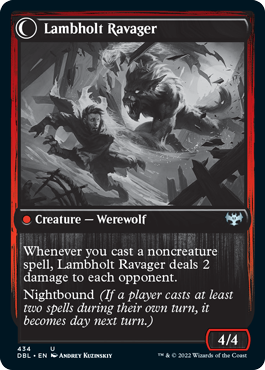 {C} Lambholt Raconteur // Lambholt Ravager [Innistrad: Double Feature][DBL 434]