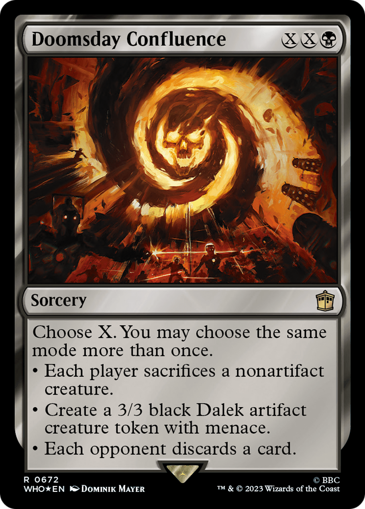 {R} Doomsday Confluence (Surge Foil) [Doctor Who][WHO 672]