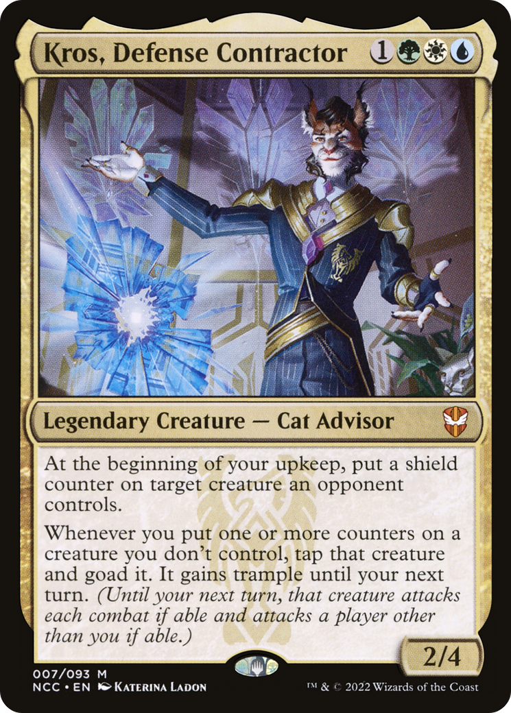 {R} Kros, Defense Contractor [Streets of New Capenna Commander][NCC 007]