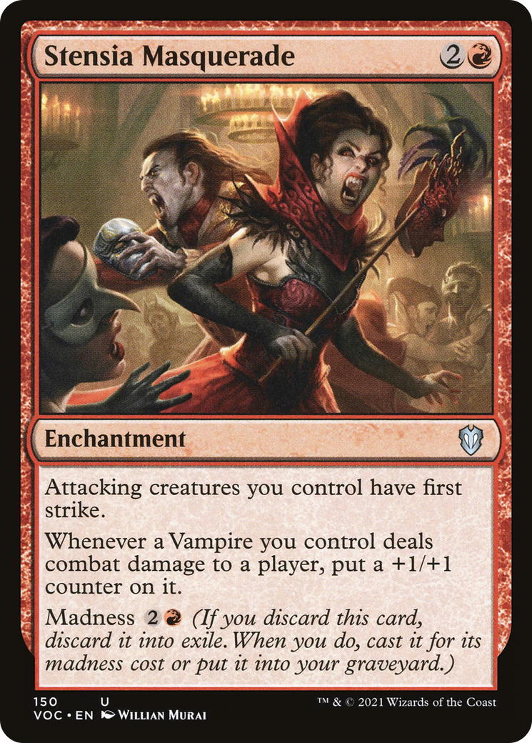{C} Stensia Masquerade [Innistrad: Crimson Vow Commander][VOC 150]