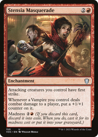 {C} Stensia Masquerade [Innistrad: Crimson Vow Commander][VOC 150]