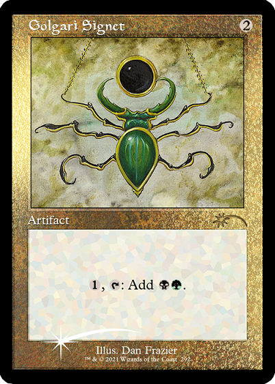 {R} Golgari Signet (Retro) (Foil Etched) [Secret Lair Drop Series][ET SLD 292]
