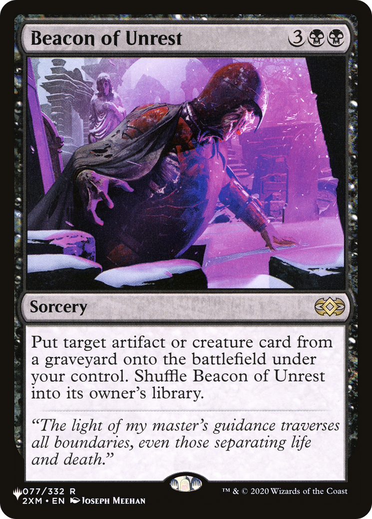 Beacon of Unrest [LIST 2XM-77]