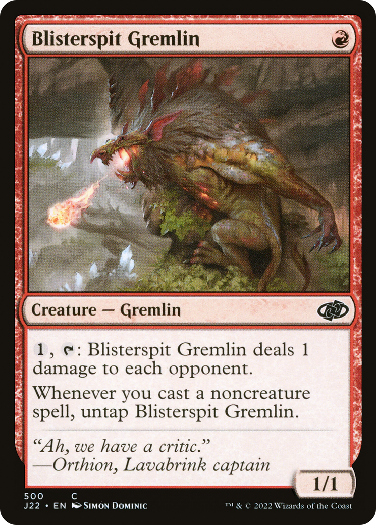 {C} Blisterspit Gremlin [Jumpstart 2022][J22 500]