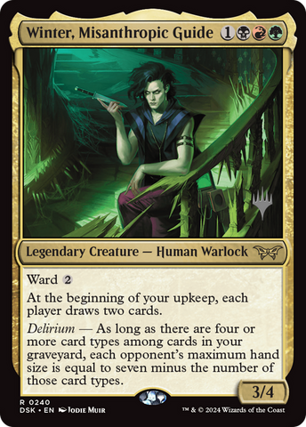 {@R} Winter, Misanthropic Guide [Duskmourn: House of Horror Promos][PP DSK 240]