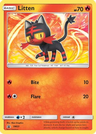 [PKM] Litten (SM23) [Sun & Moon: Black Star Promos]