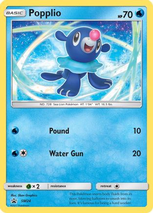 [PKM] Popplio (SM24) [Sun & Moon: Black Star Promos]