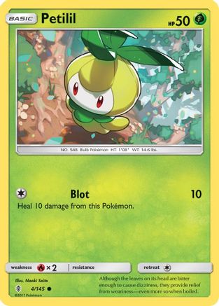[PKM-C] Petilil (4/145) [Sun & Moon: Guardians Rising]