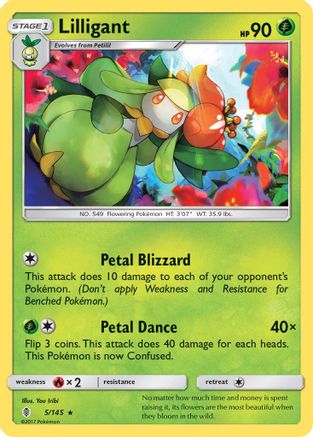 [PKM] Lilligant (5/145) [Sun & Moon: Guardians Rising]