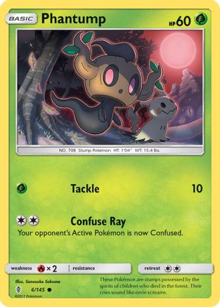 [PKM] Phantump (6/145) [Sun & Moon: Guardians Rising]